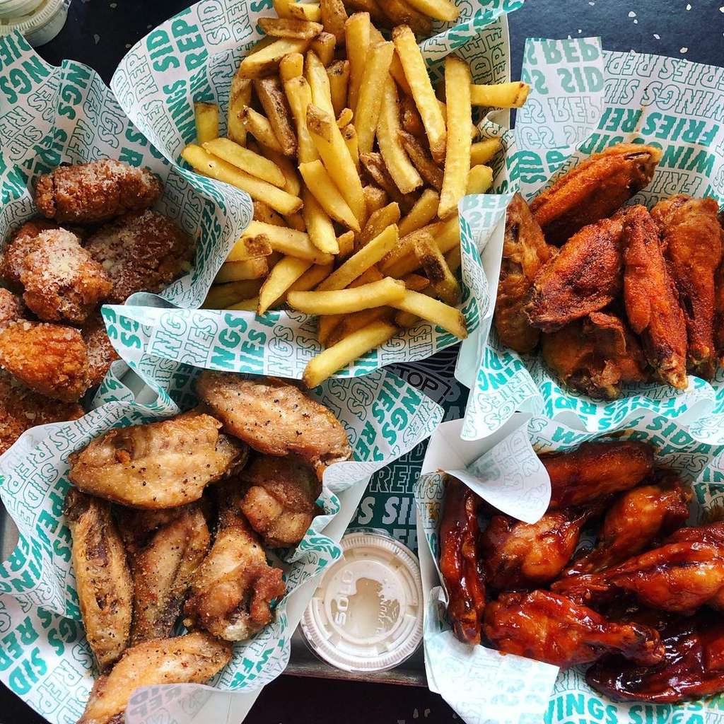 2,000 free portions of 10 Wingstop Wings / Boneless (10 flavours) + Dip (Ranch, Blue Cheese, Honey Mustard) - 20 stores, 100 each