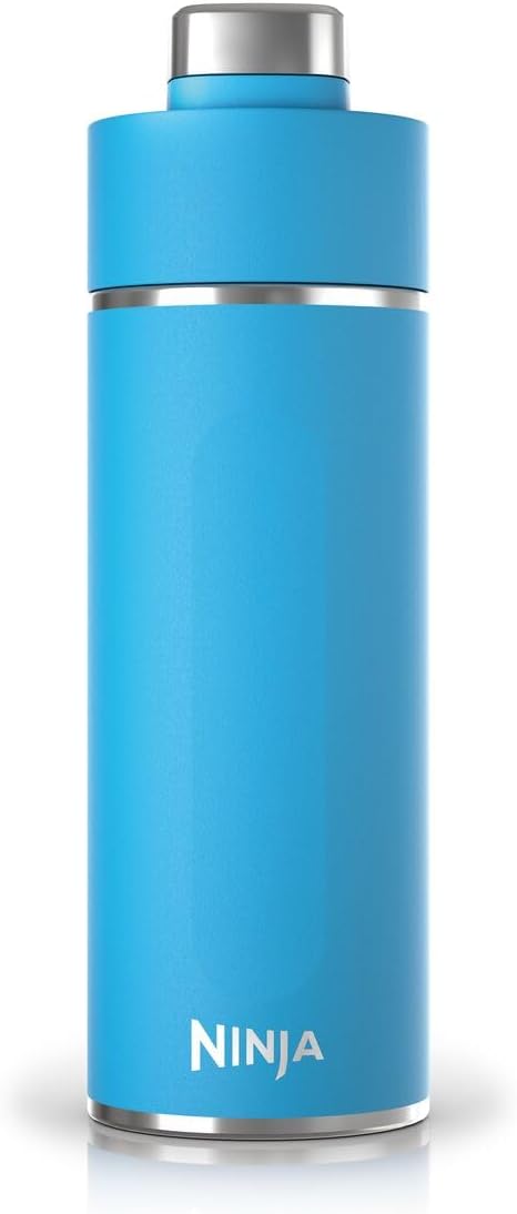 Ninja Thirsti Water Bottle and Flask 530 ML, Tropical Blue / Coral / Pink
