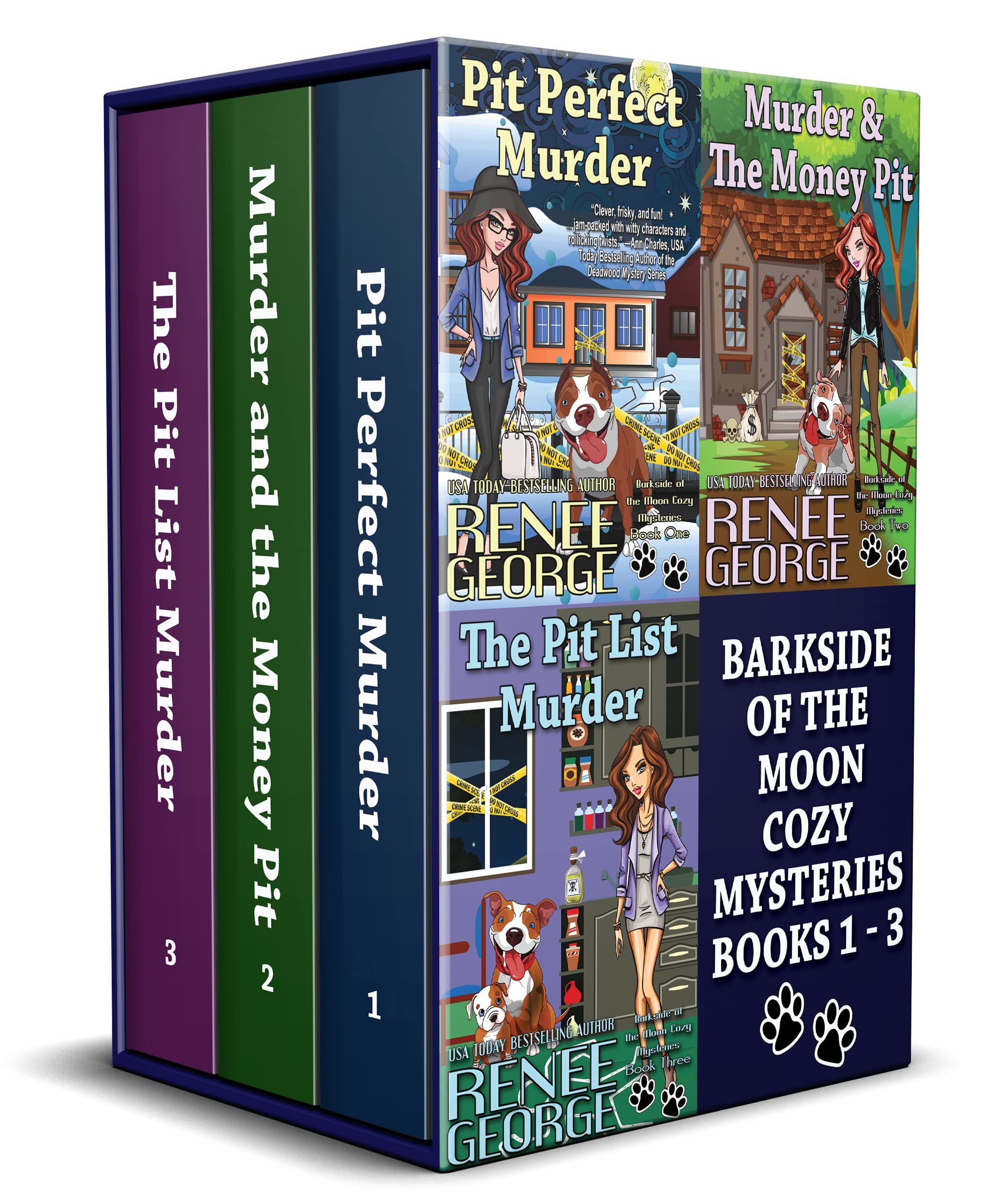 Renee George - Barkside of the Moon Cozy Mysteries : Books 1 - 3 (A Barkside of the Moon Cozy Mystery - Kindle Edition)