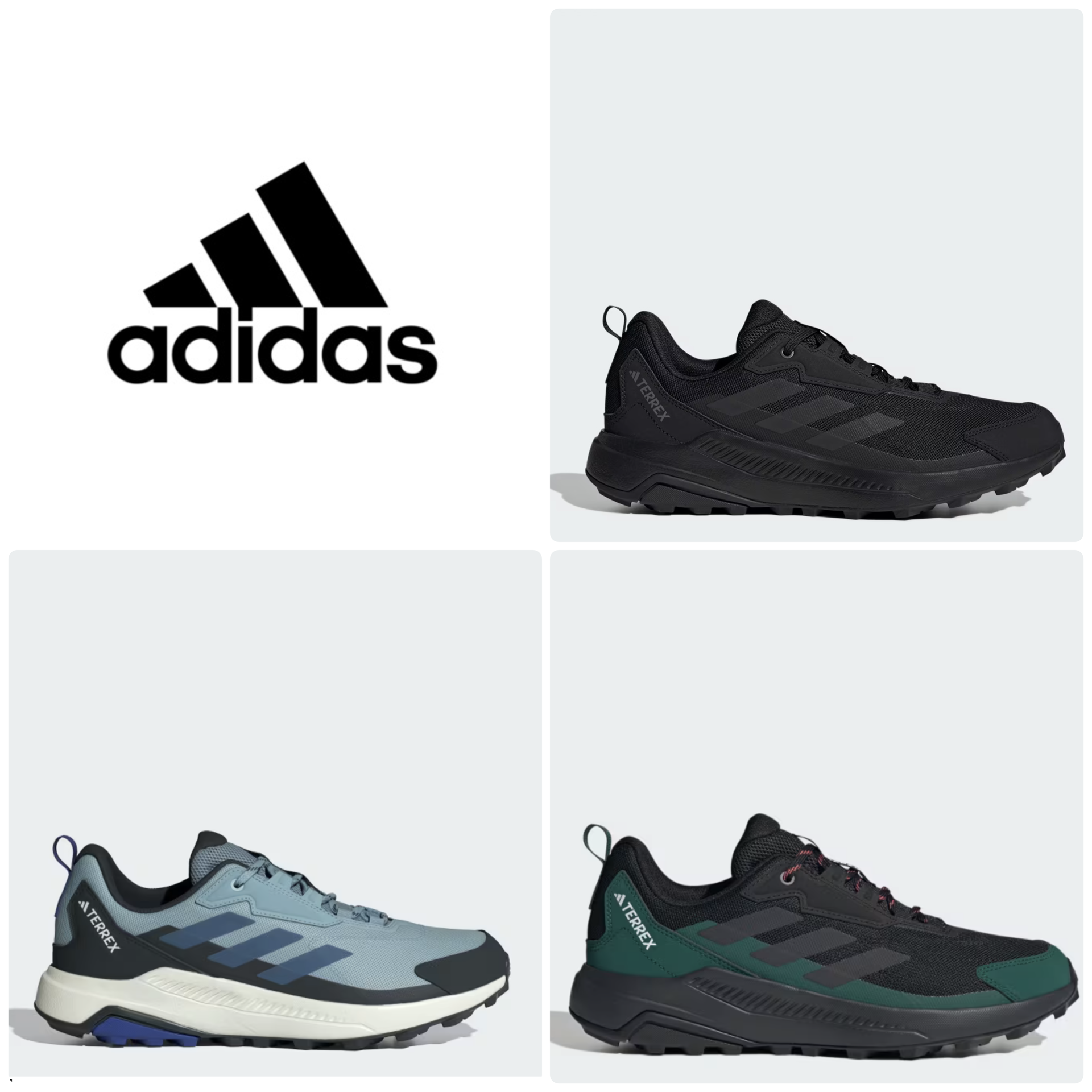 Adidas Men’s Terrex Anylander Hiking Shoes (Sizes 5.5-13.5) - Checkout Price / Free Delivery for Members