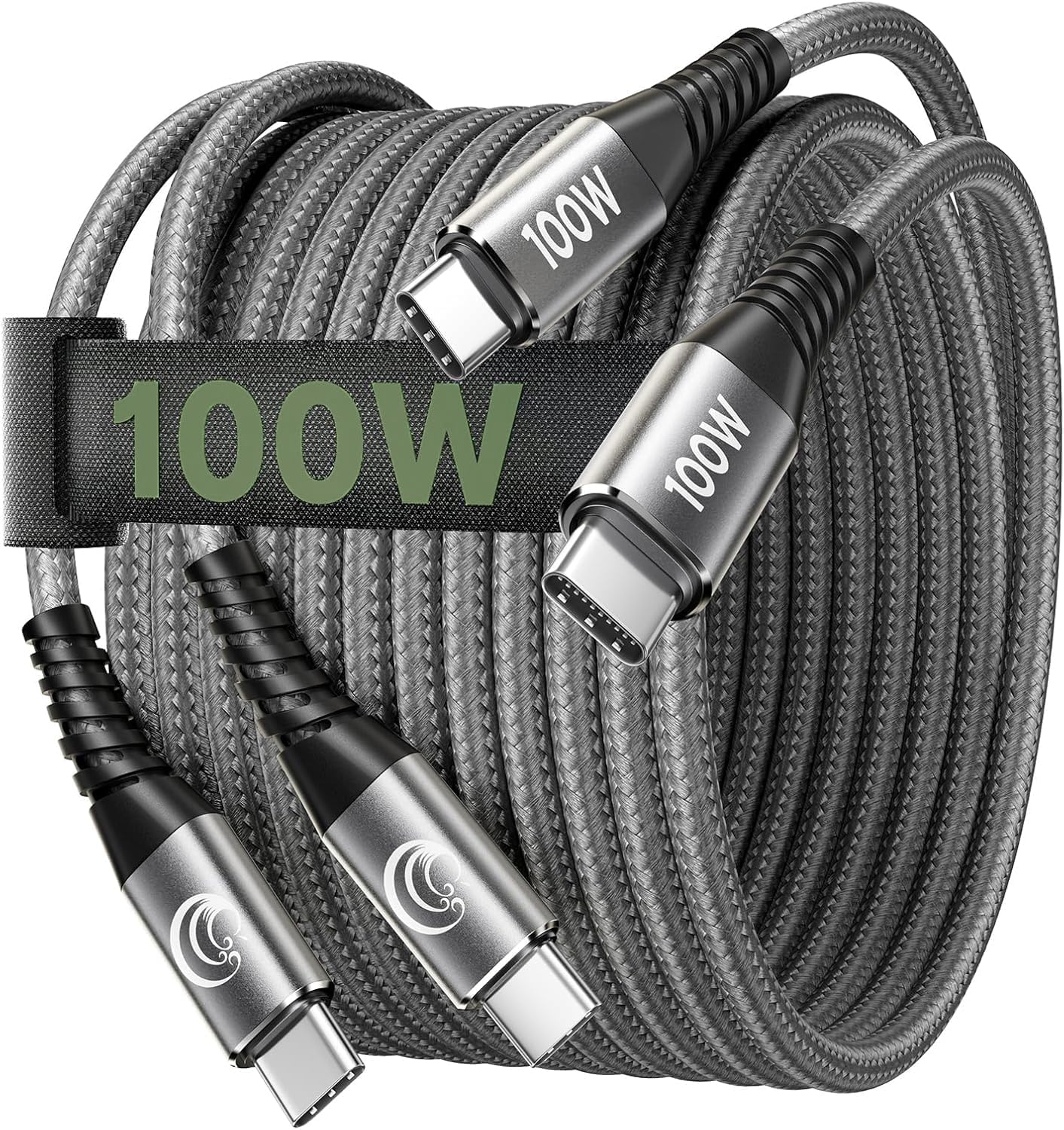 100W USB C to USB C Cable, 2M 2Pac - Sold By Tem Memo Limited FBAk Fast Charge
