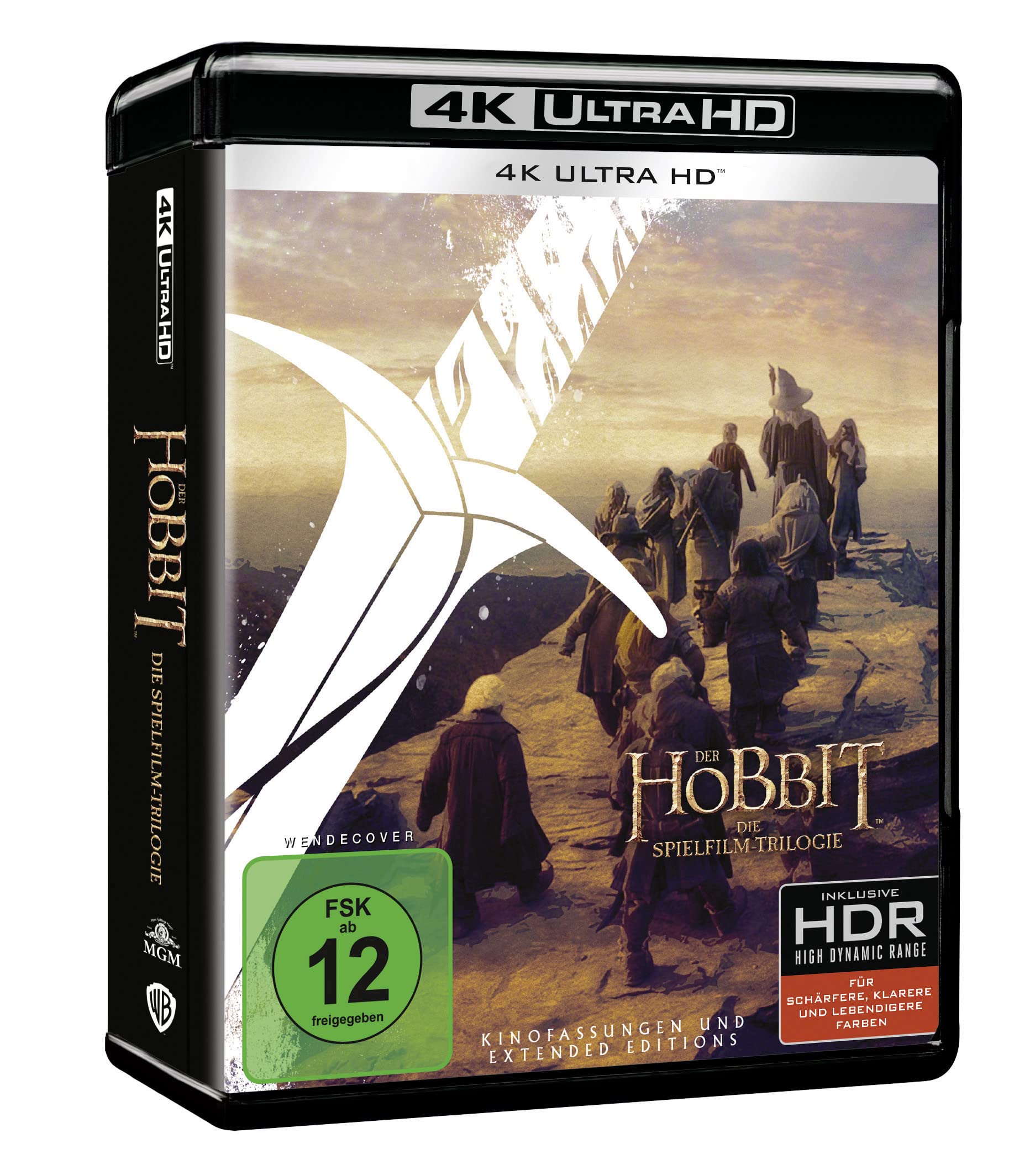 The Hobbit: Motion Picture Trilogy 4K UHD, Theatrical & Extended Editions - Sold & dispatched by Amazon EU