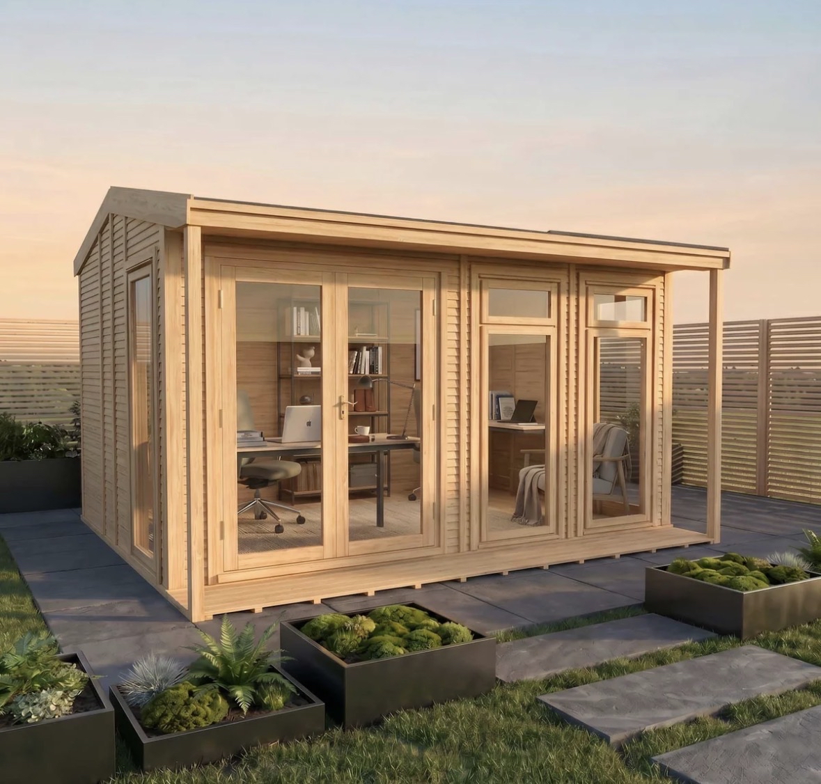 The Thoresby Premium Insulated Garden Room - Home instellation included