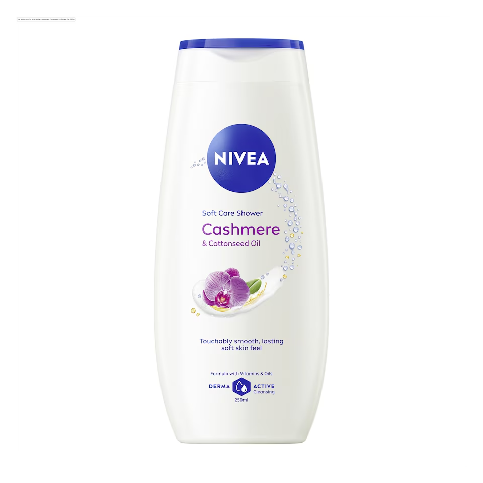 NIVEA Cashmere & Cotton Seed Oil Shower Cream 250ml - Clubcard Price