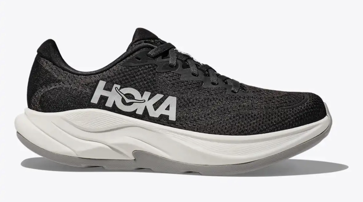 Hoka Rincon 4 Running Shoes Black/White