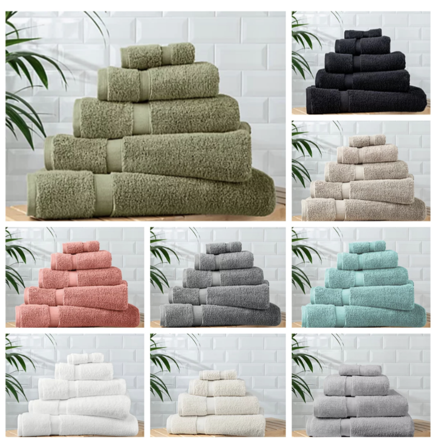 Super Soft Cotton Towel Range - Face Cloth / Hand Towel £1.80 / Bath Towel £4.20 / Bath Sheet £6.20 - 10% off W/George Rewards - Free C&C