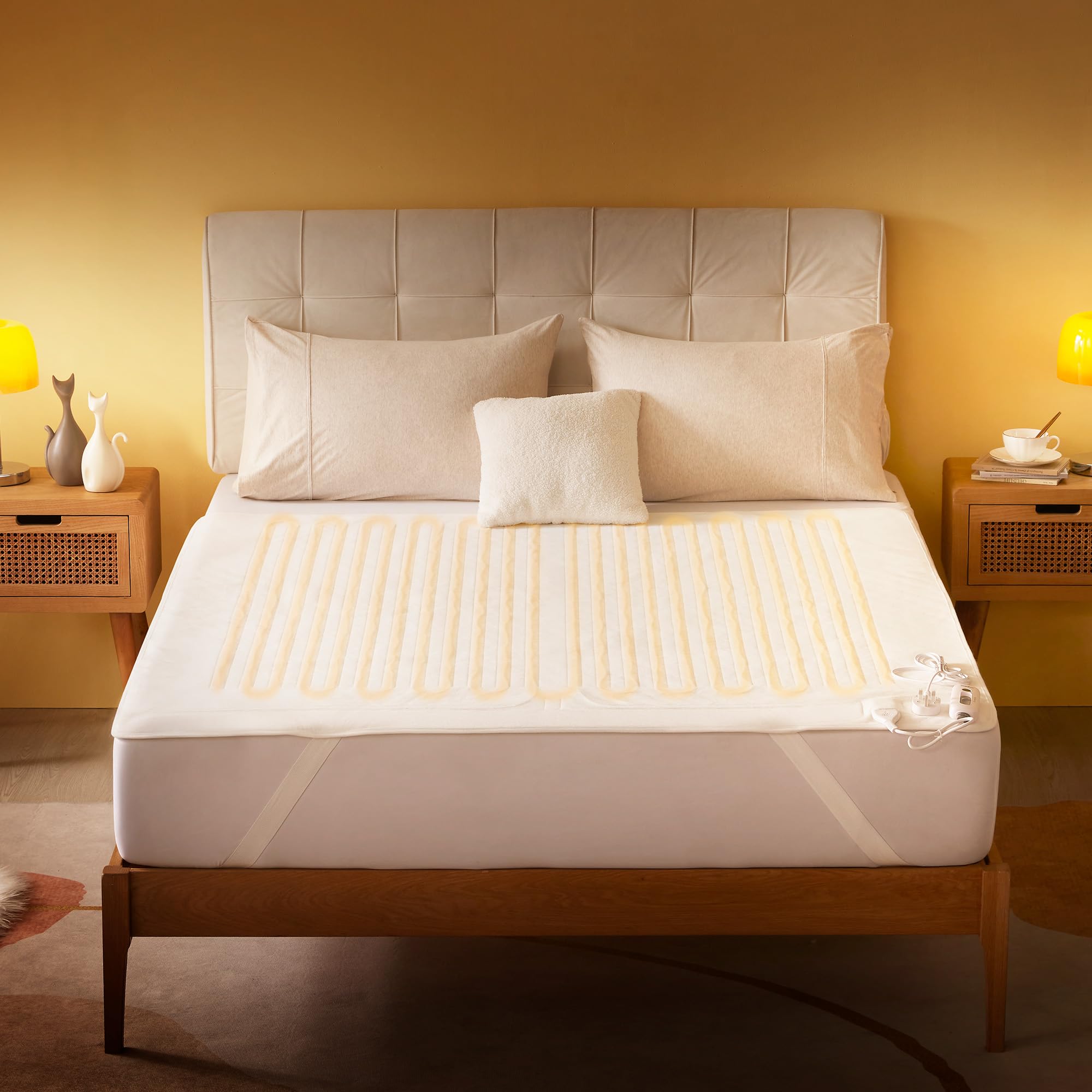 Sonive Electric Blanket Double, 120x135cm with 3 Different Settings