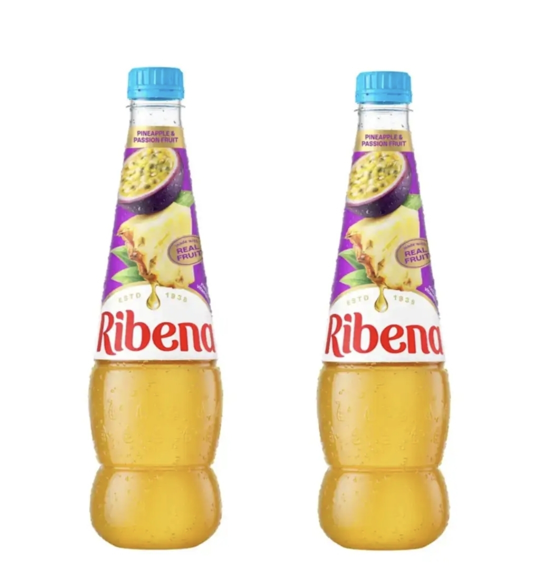 2 x Ribena Pineapple and Passion Fruit Juice 850ml - Price At Checkout (£2.33 - £2.55 with S&S)