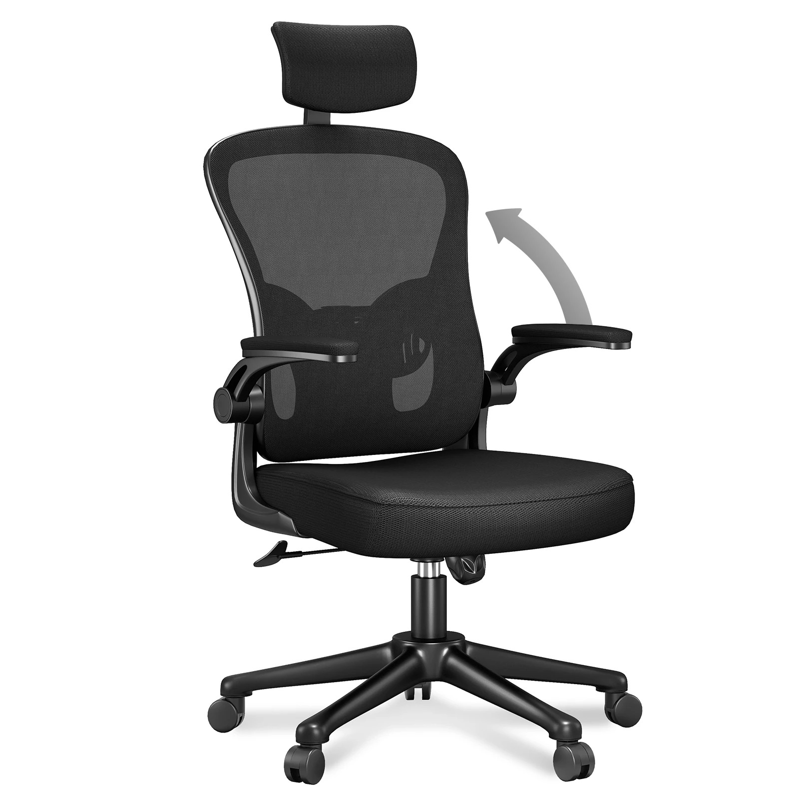 Office Desk Chair Armrest High Back Ergonomic Computer Chair @ Bigzzia Outdoor Furniture [UK Stock]