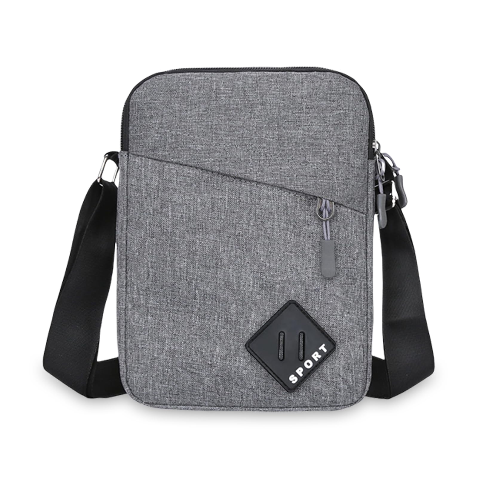 Aucuu Men's Shoulder Bag, Oxford Crossbody Bag, Waterproof Men's Small Side Bag, Casual Black Blue Grey - Sold by Aucuu-EU / FBA