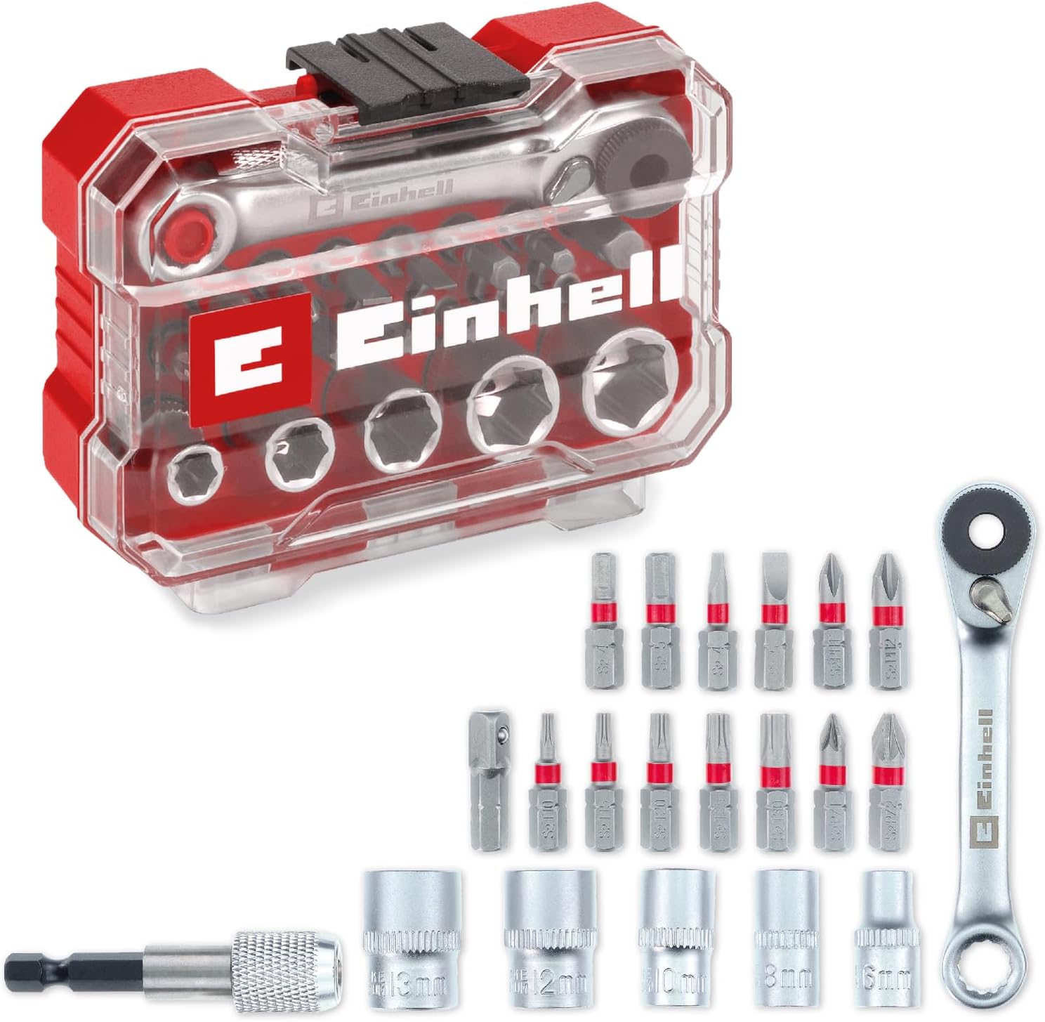 Original Einhell XS-CASE 21-Piece Bit and Socket Set