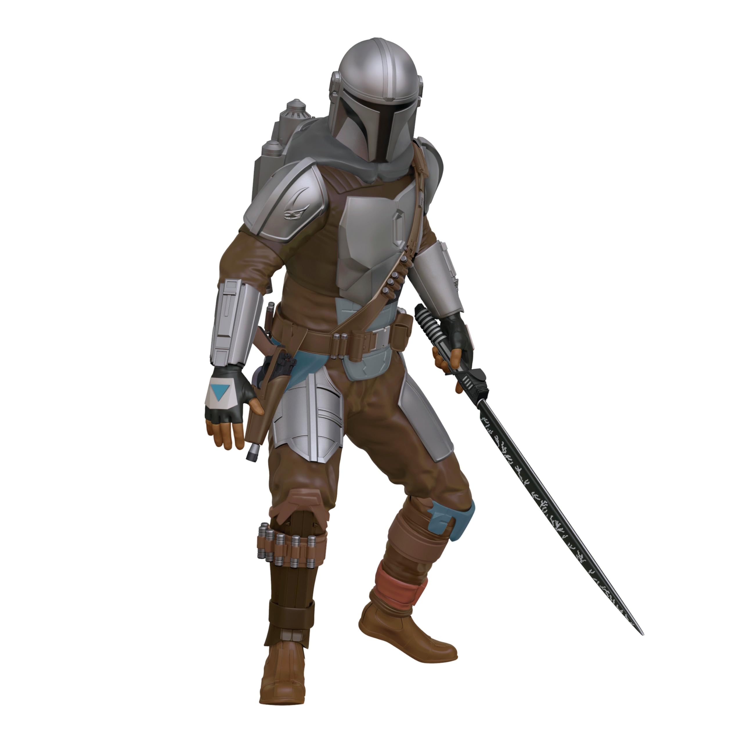 Hallmark Keepsake The Mandalorian Ornament - Mandalorian & Dark Saber Design