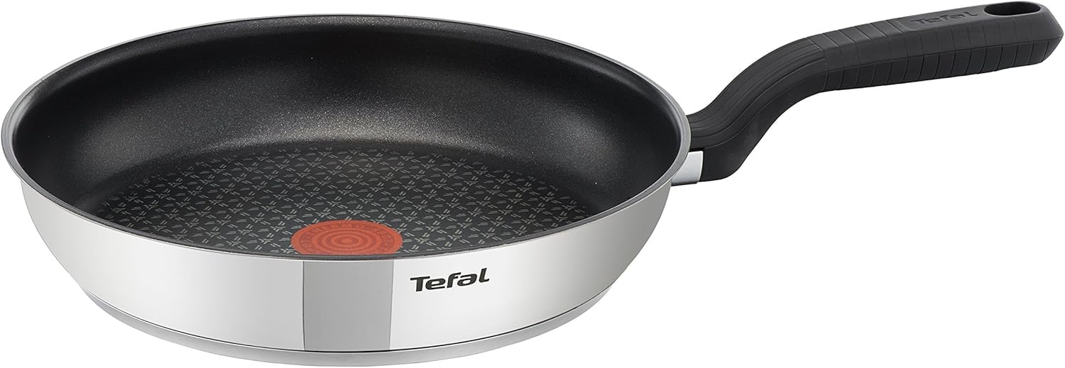 Tefal Comfort Max Stainless Steel Frying Pan 20 cm, Thermo-Spot
