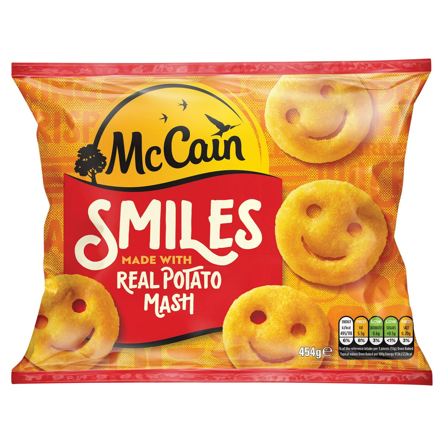McCain Potato Smiles 454g (Nectar Price)