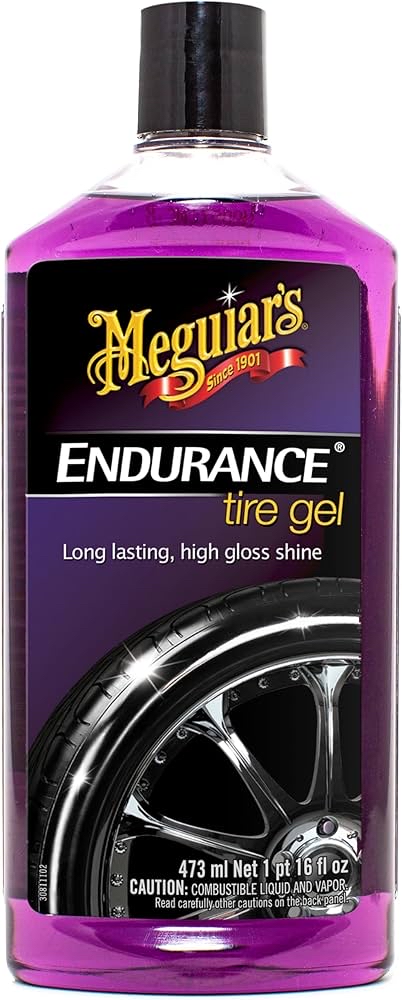 Meguiar's Endurance Long-Lasting High Gloss Black Premium Tyre Gel 473ml