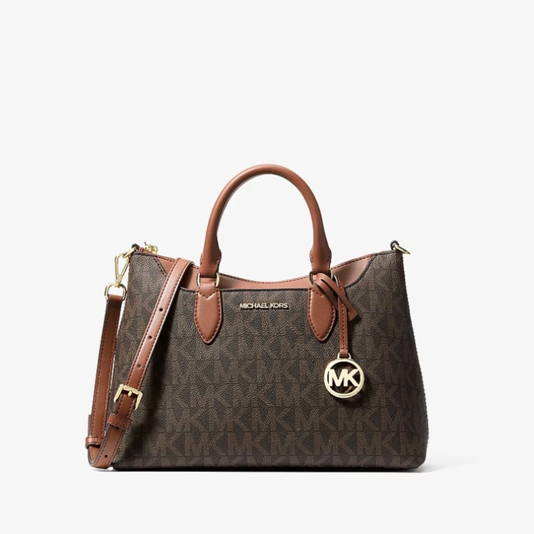 Austen Small Signature Logo Satchel Bag Michael Kors