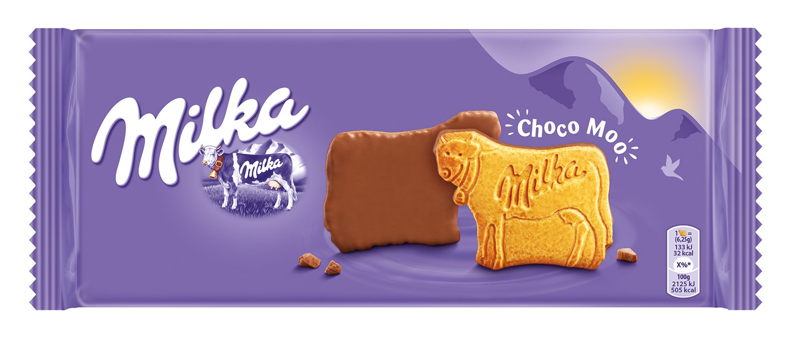Milka Choco Moo Chocolate Biscuits 200g (£1.13 S&S)
