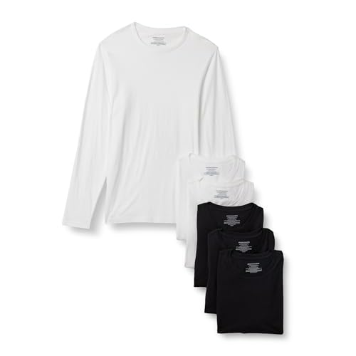 Amazon Essentials Men's Vests - Pack of 6 Size L / Grey Size M £6.50