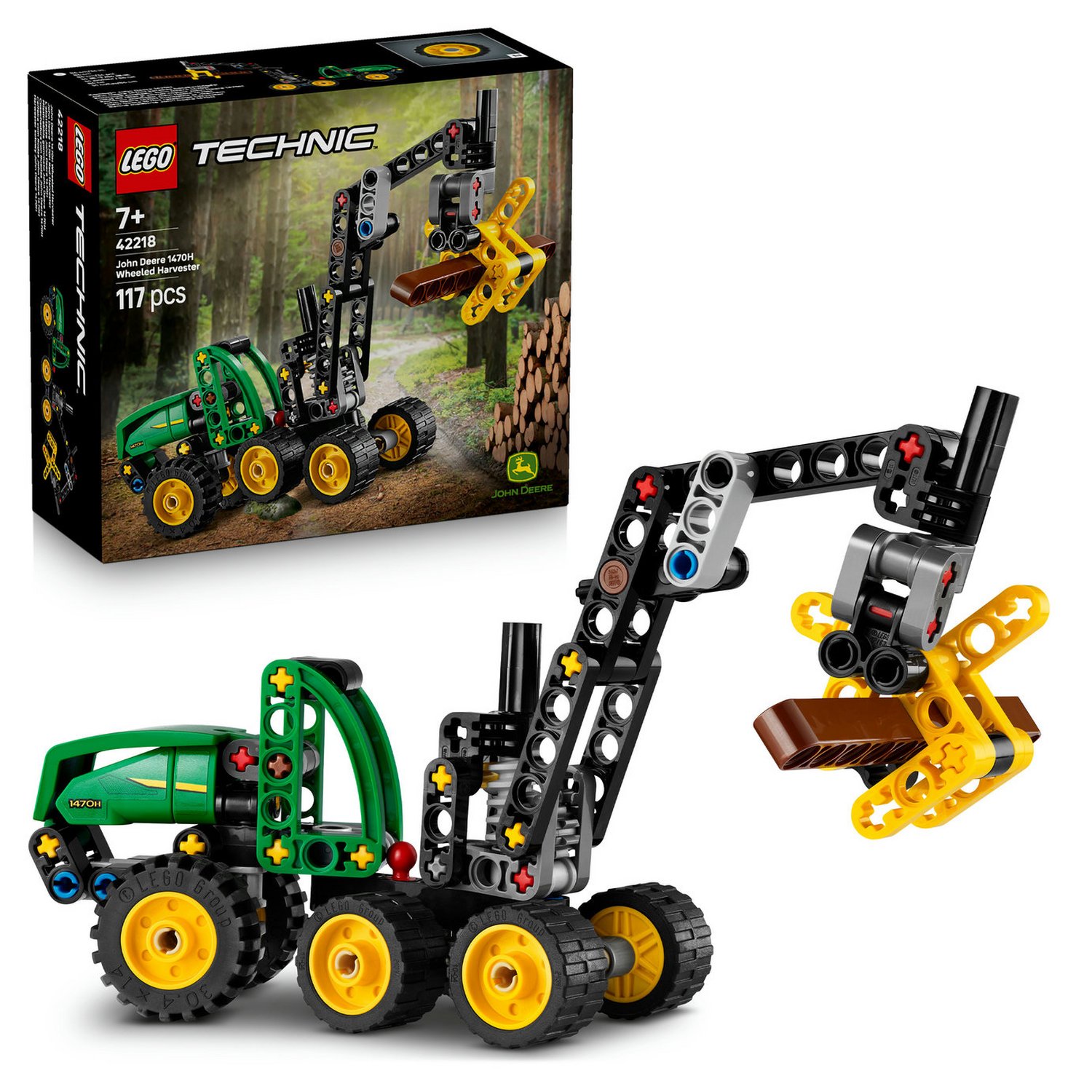 LEGO Technic John Deere 1470H Wheeled Harvester Toy 42218 - Free C&C only