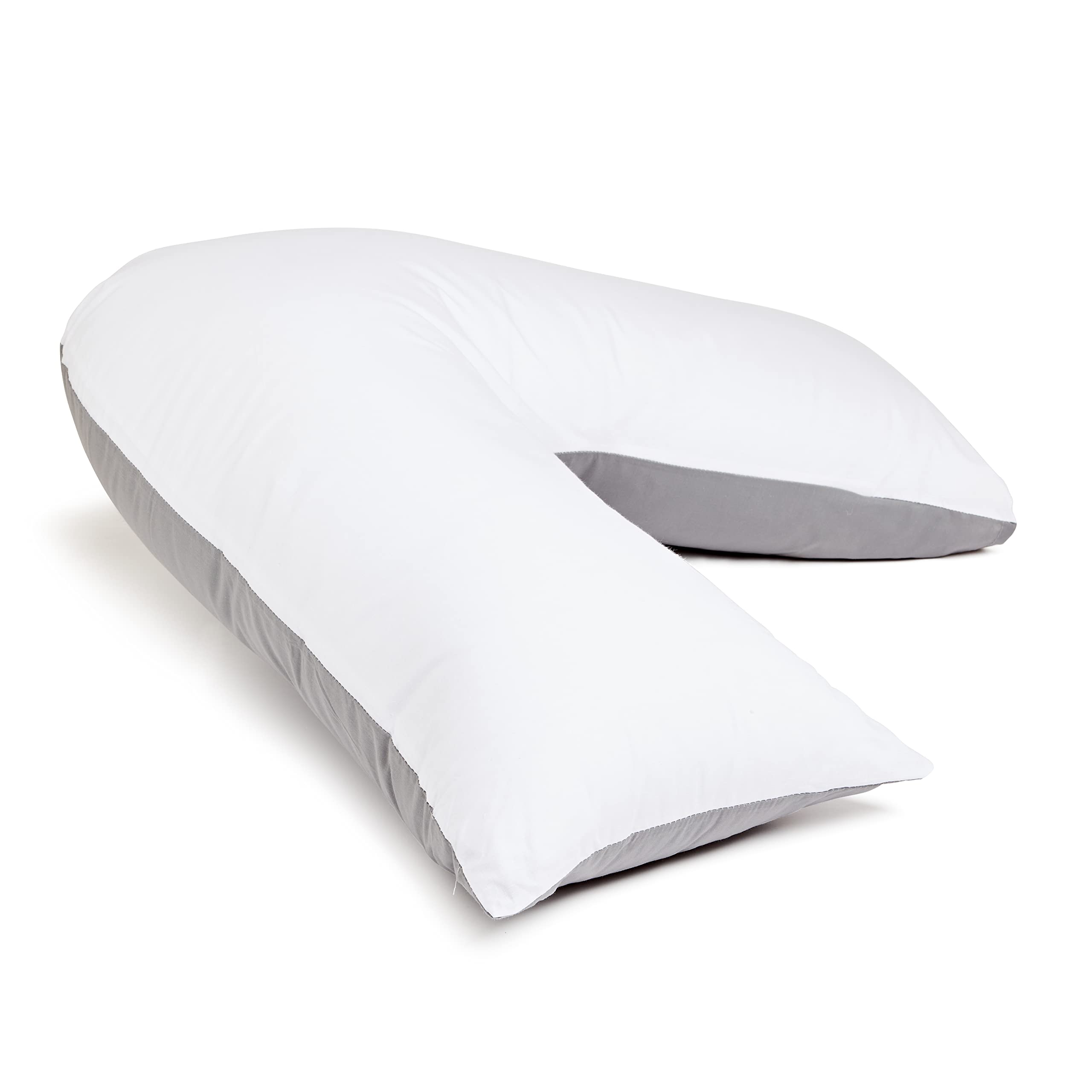Large V Pillow with 2 Tone Pillowcase Extra Filled Cushioning Support for Head, Neck & Back – Non Allergenic sold by CnA Stores LTD FBA