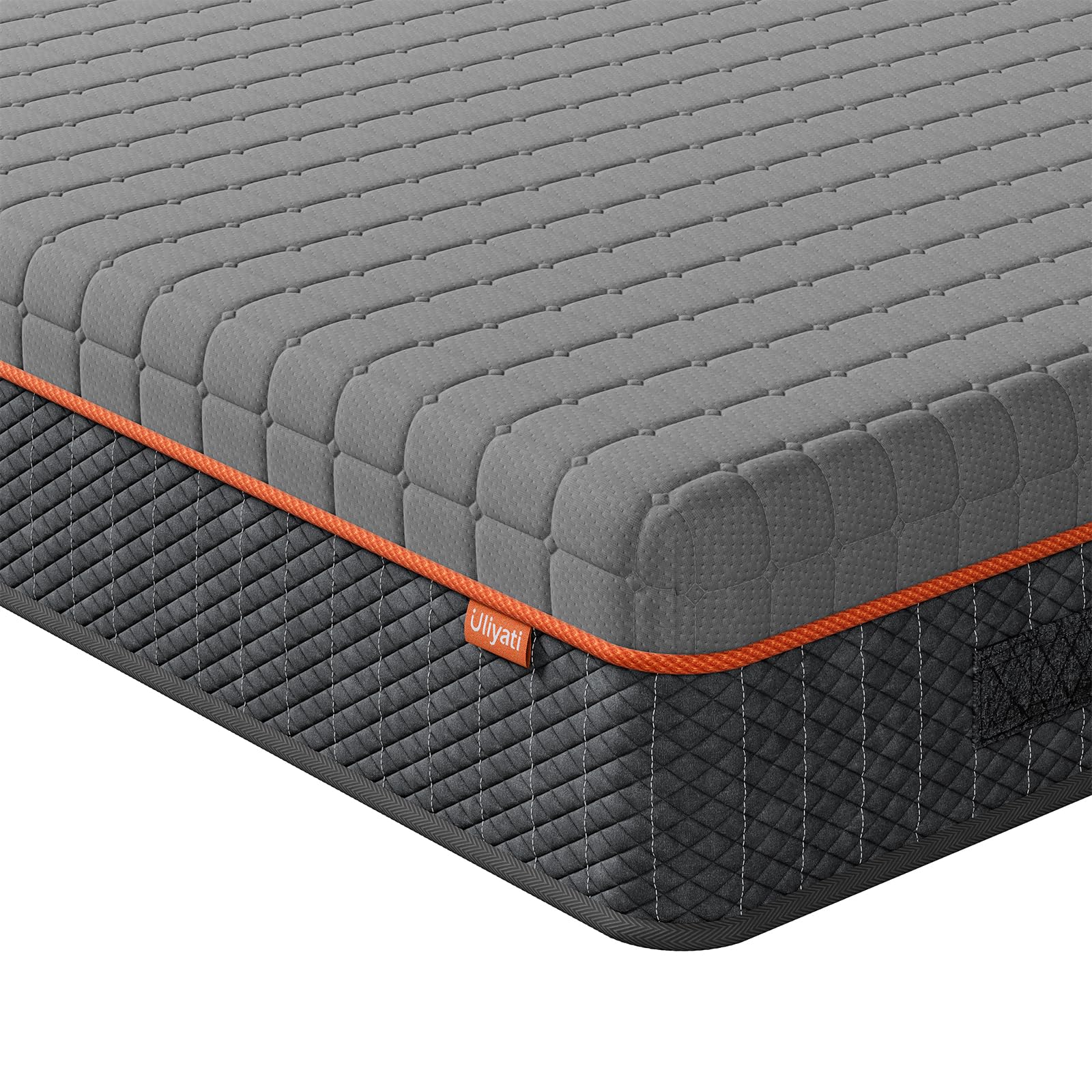 Uliyati King Size Gel Memory Foam Mattress, Medium, 150x200x20CM - Sold by Uliyati UK / FBA (Prime Deal)