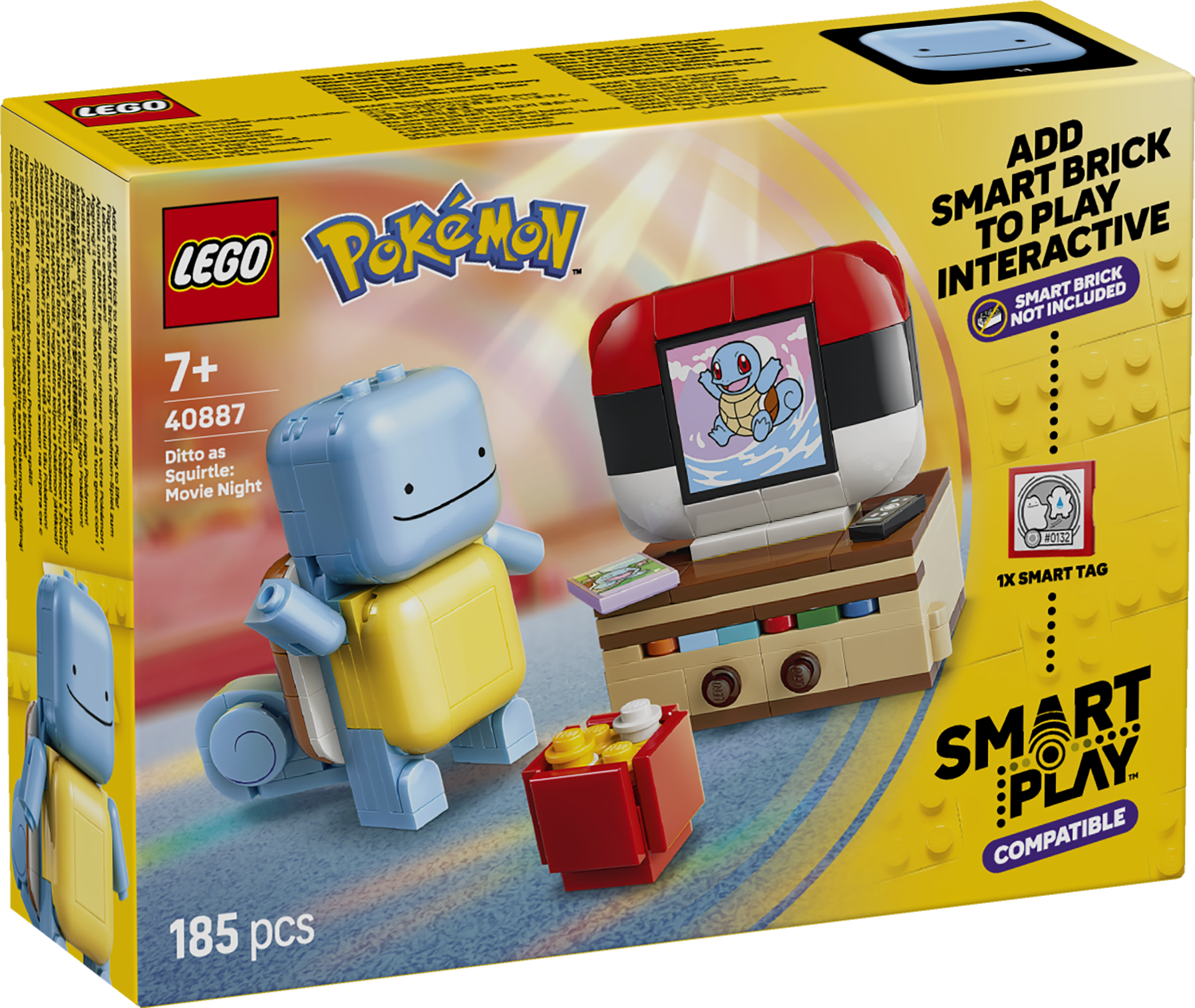 LEGO Pokemon Ditto as Squirtle: Movie Night (40887) - free with qualifying orders over £115