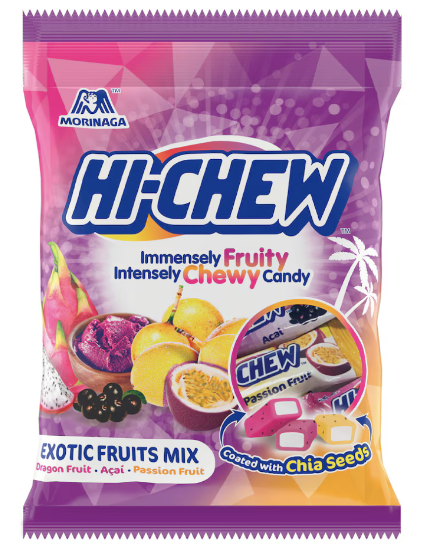 Hi-Chew Exotic Fruit Mix Chewy Sweets 100G (Clubcard Price)