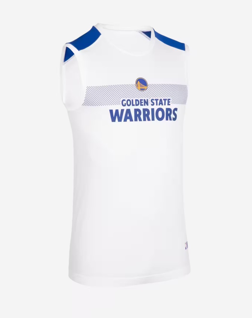 Adult Sleeveless Basketball Base Layer Jersey 500 - NBA Golden State Warriors