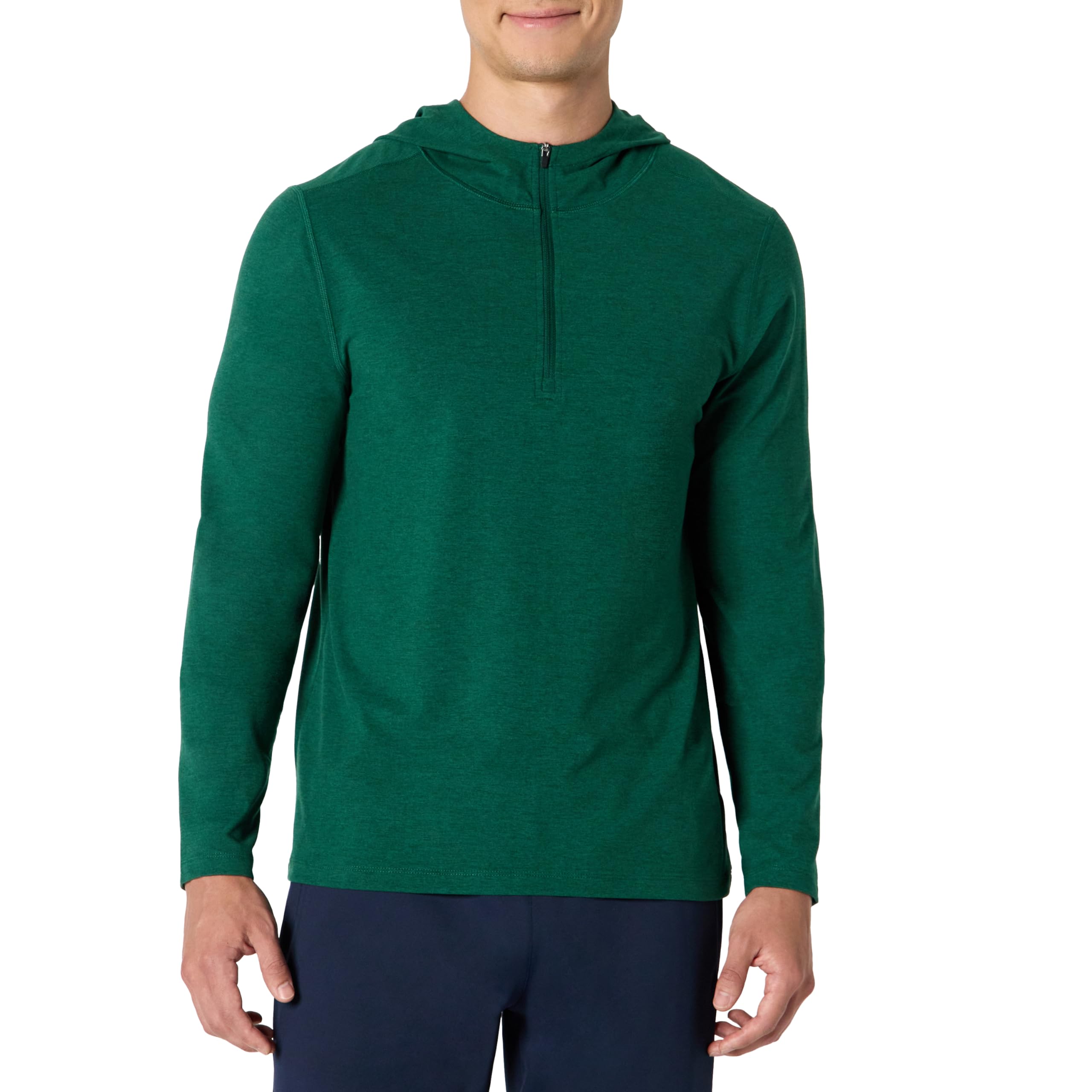 Amazon Essentials Men's Athletic Soft Performance Lightweight Quarter-Zip Long Sleeve