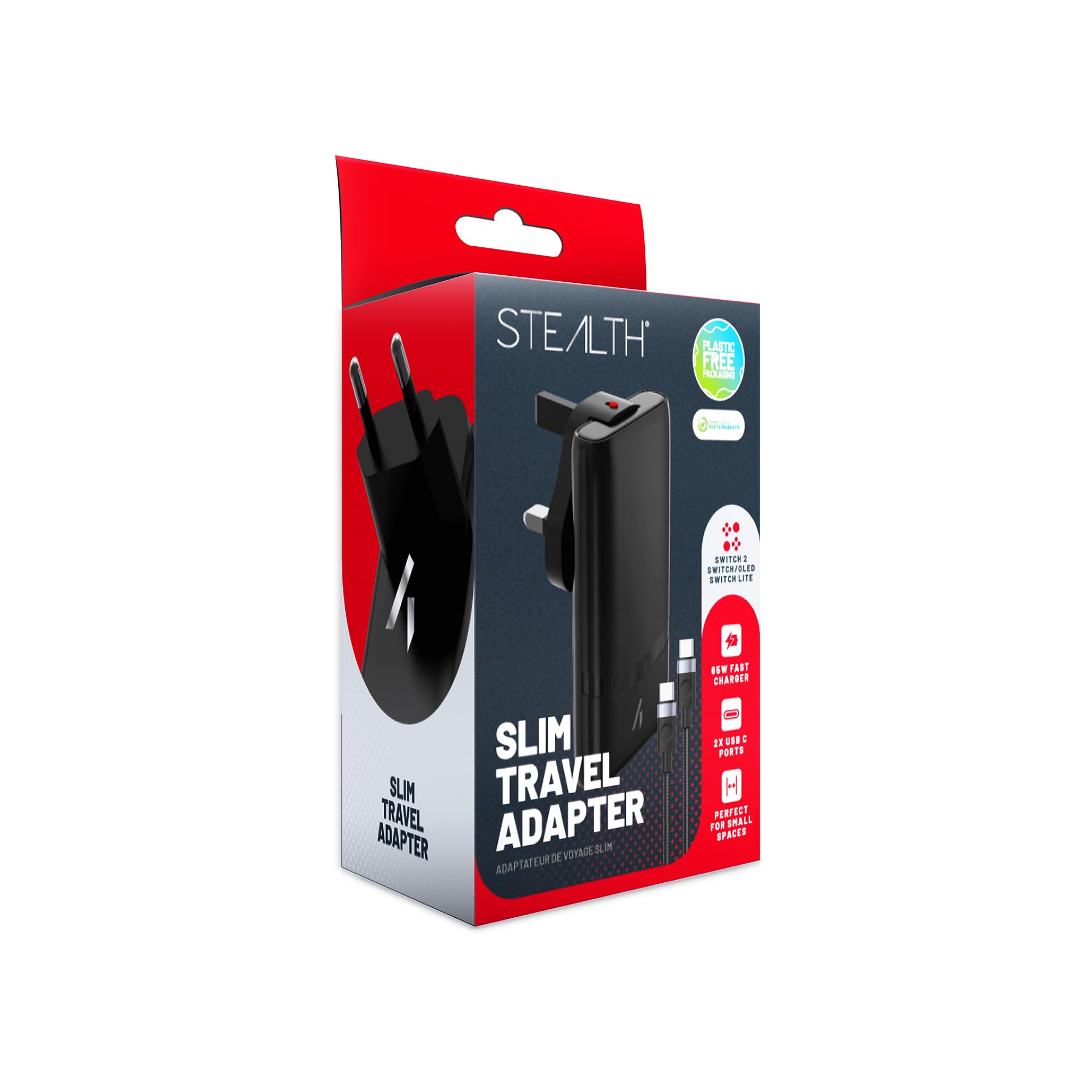 STEALTH Mains Adaptor Compatible with Switch 2 - Sold by abp technology / FBA
