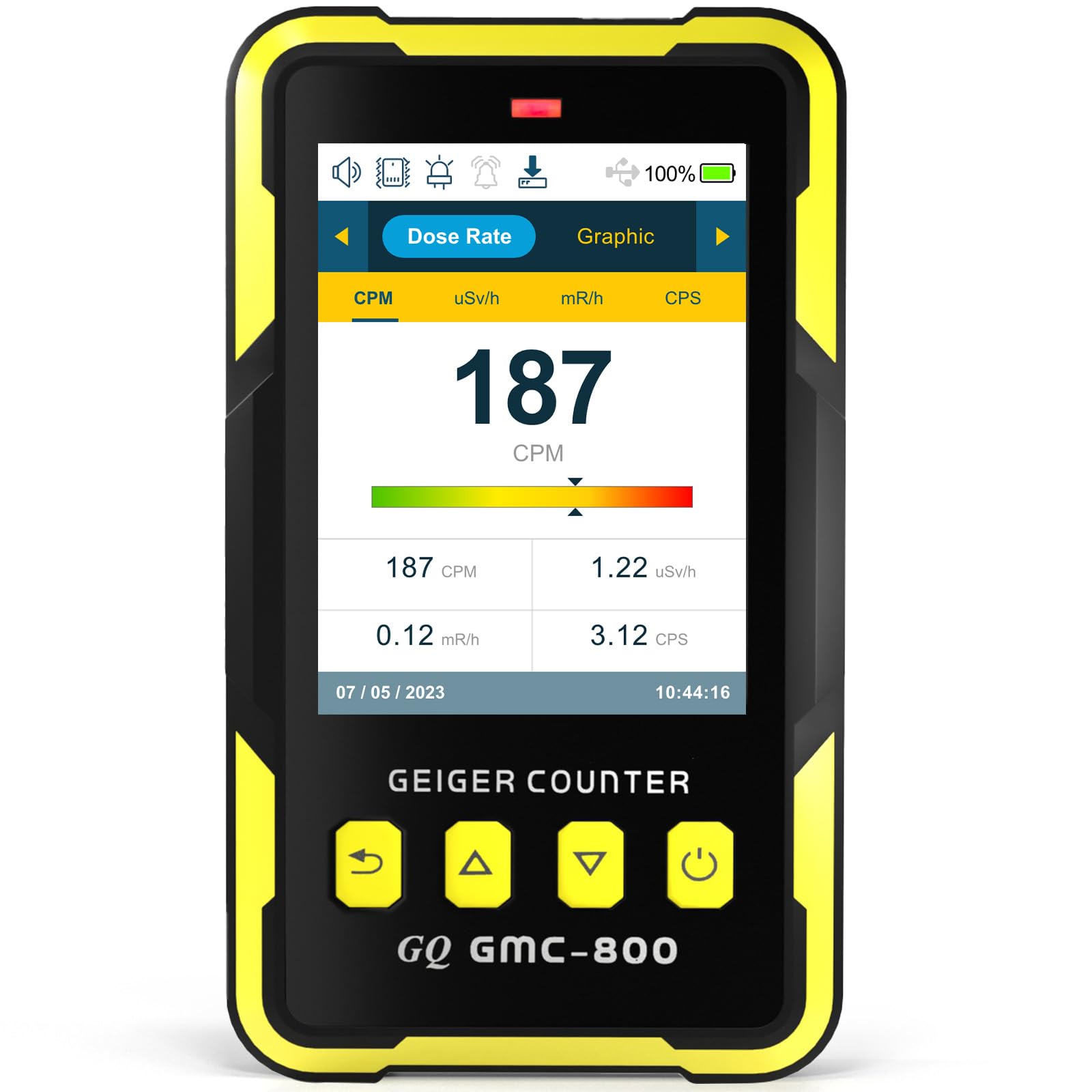 Nuclear Radiation Detector tool GQ GMC-800 Geiger Counter - Sold by GQ Electronics UK Europe / FBA