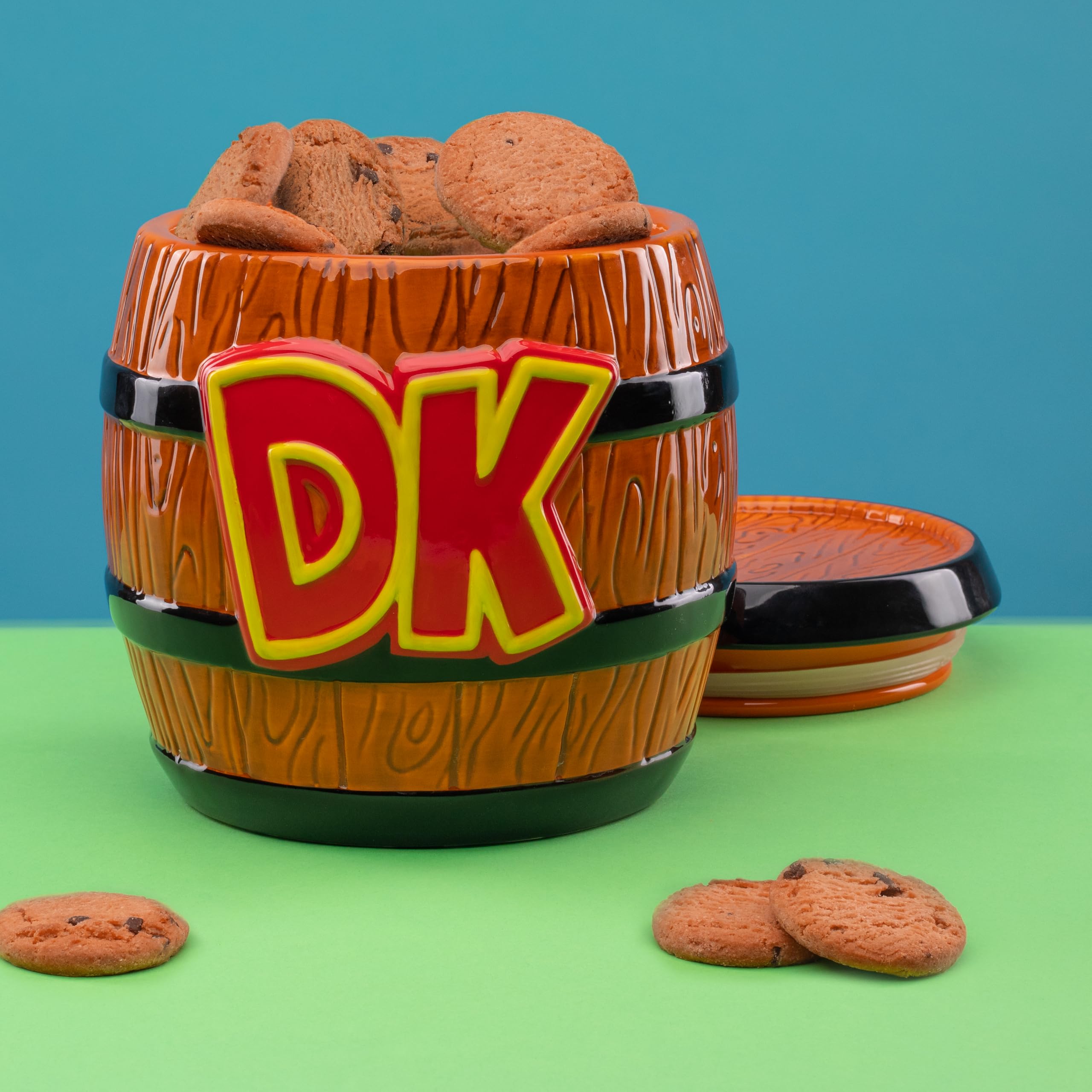 Paladone Super Mario Bros Donkey Kong Cookie Jar, Officially Licensed Nintendo Merchandise