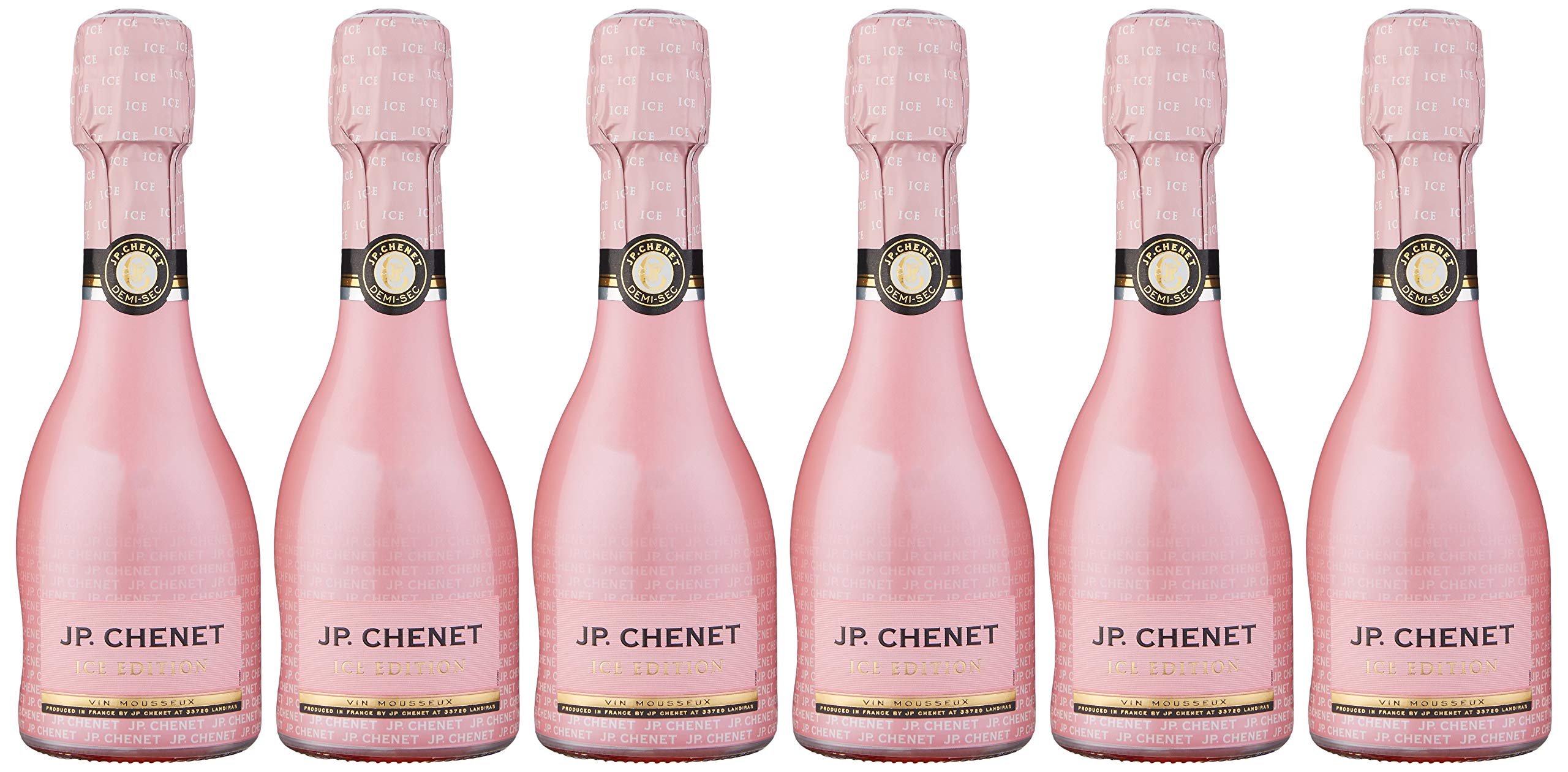 JP Chenet- Ice Edition Sparkling Rosé Wine Medium Dry, Case of 6 - France (6 x 0.20 L) - £12.11 / £10.84 S&S