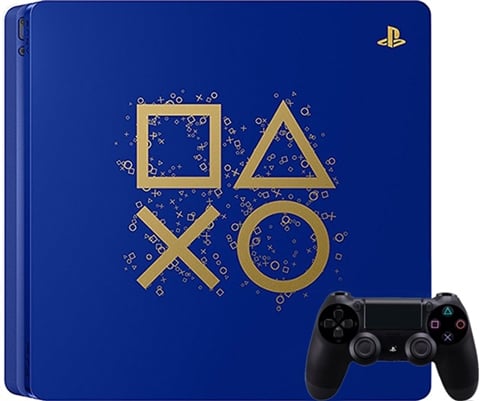 Playstation 4 Console Slim - Days Of Play Blue Limited Edition - Used, 5 Year Warranty, Free Click & Collect