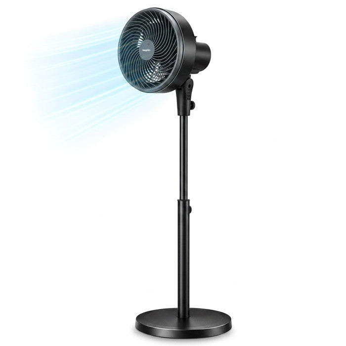 Keplin Home 10" Oscillating Circulator Pedestal Fan ( 3 speeds / height adjustable ) - free click and collect only