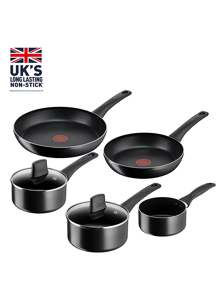 Tefal Titanium Force 5 Piece Non Stick Set. Free C&C