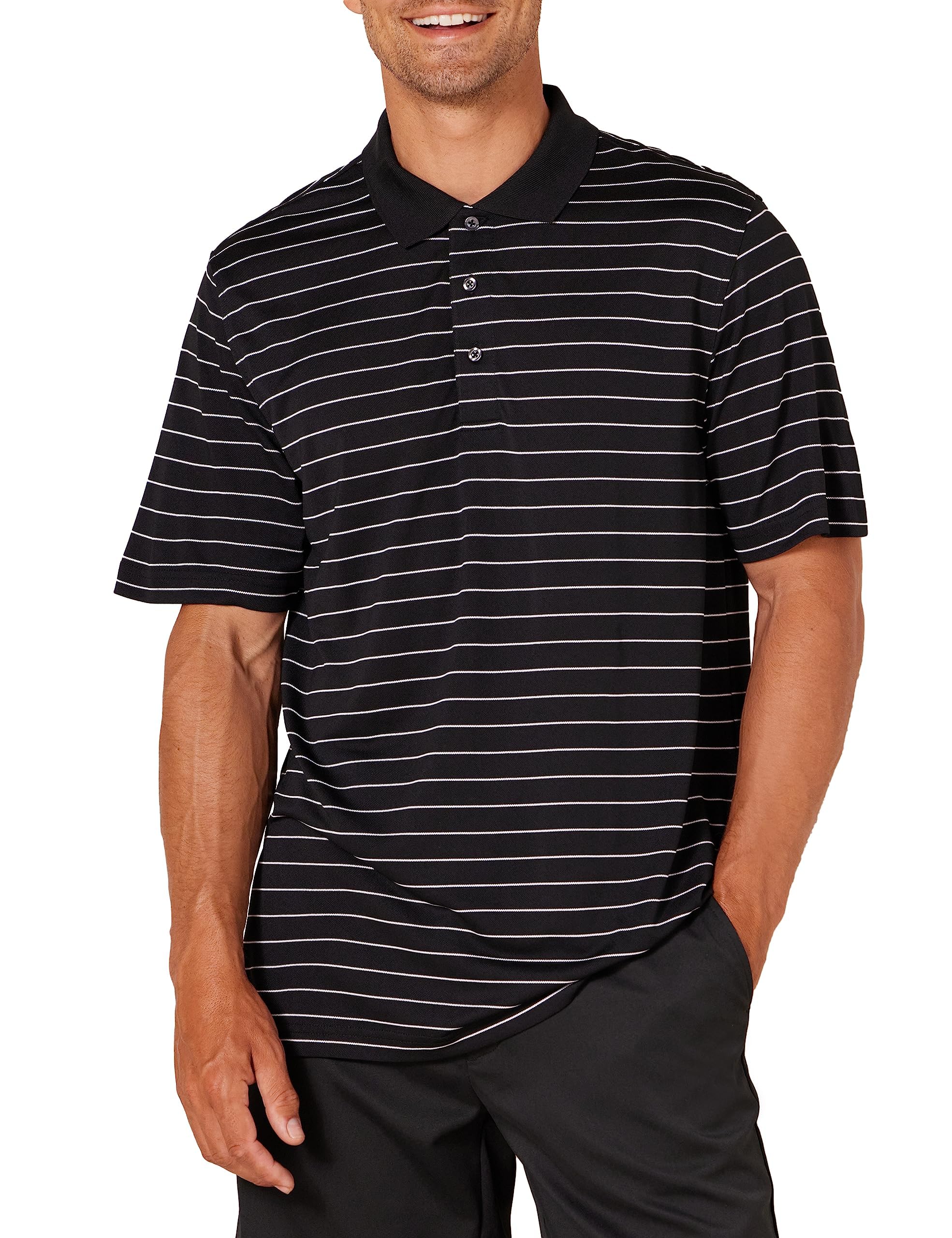 Amazon Essentials Men's Golf Polo Shirt, Quick Dry, Short Sleeve size M