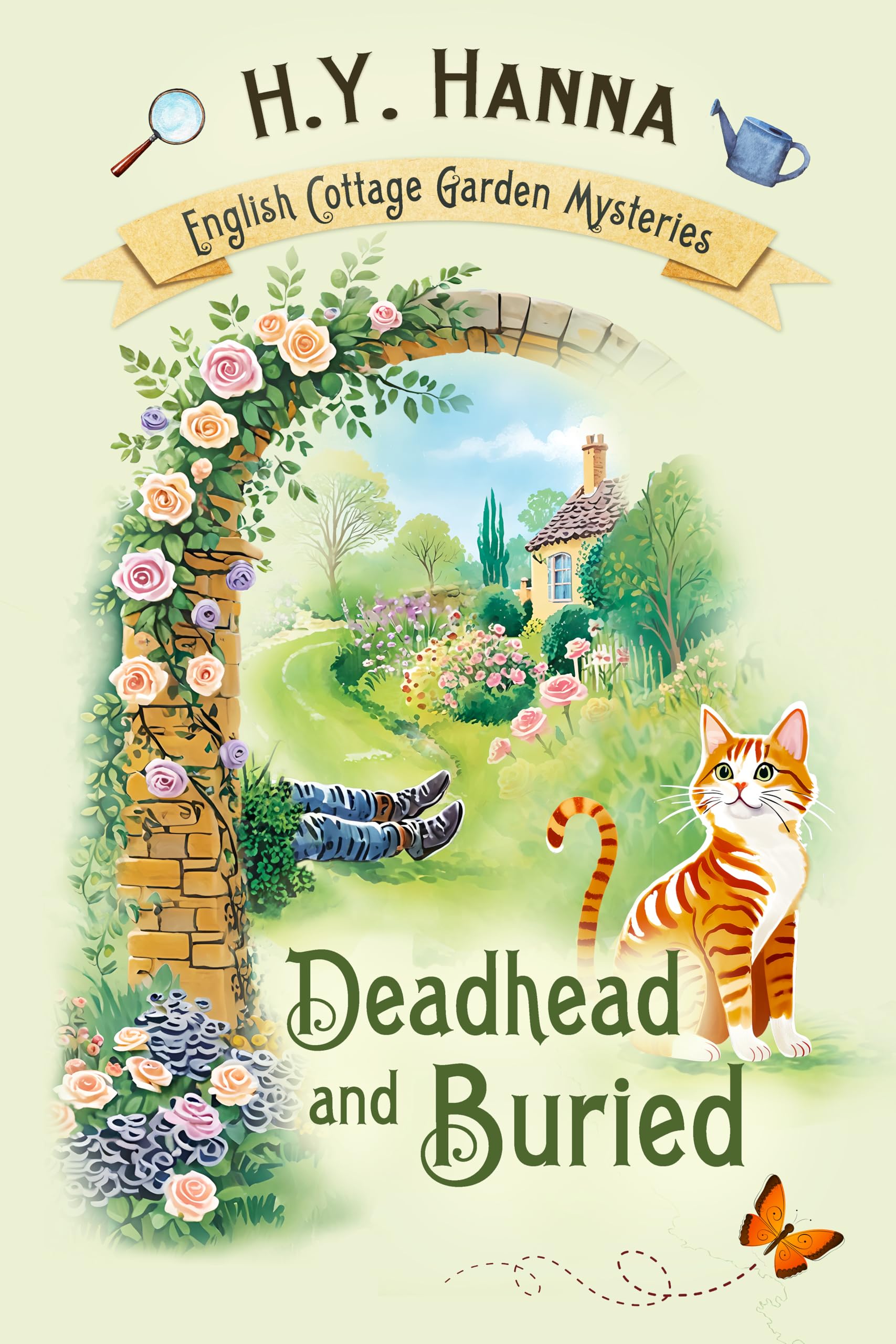 Crime Thriller - H.Y. Hanna - Deadhead and Buried (English Cottage Garden Mysteries ~ Book 1) Kindle Edition