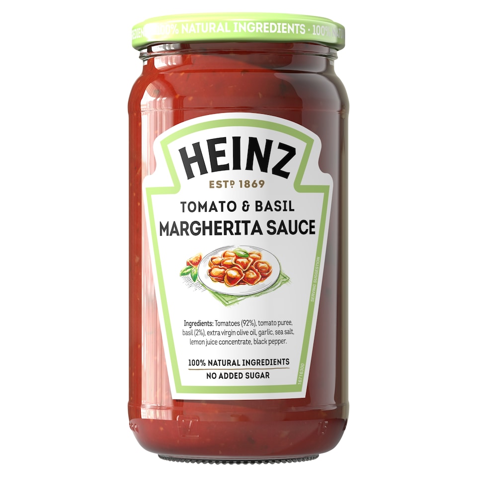 FREE SAMPLE - Heinz Tomato & Basil Margherita Sauce 490g