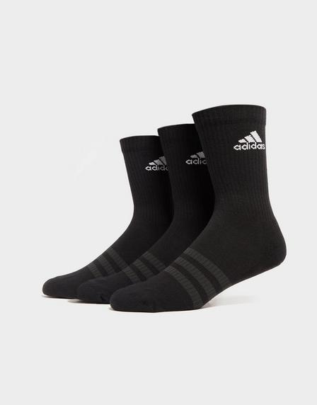 Adidas 3-Pack Crew Socks, Size S & 8.5-11, Free C&C