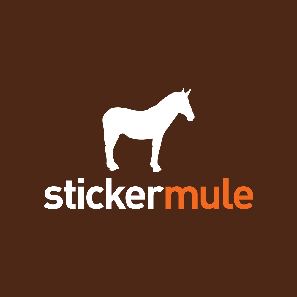 Custom 76mm × 76mm Die Cut Stickers x 10