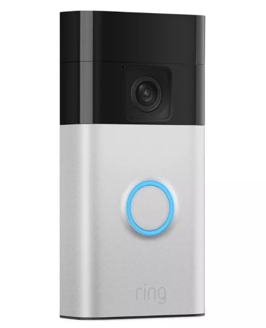 Ring Battery Video Doorbell - Satin Nickel. Free C&C