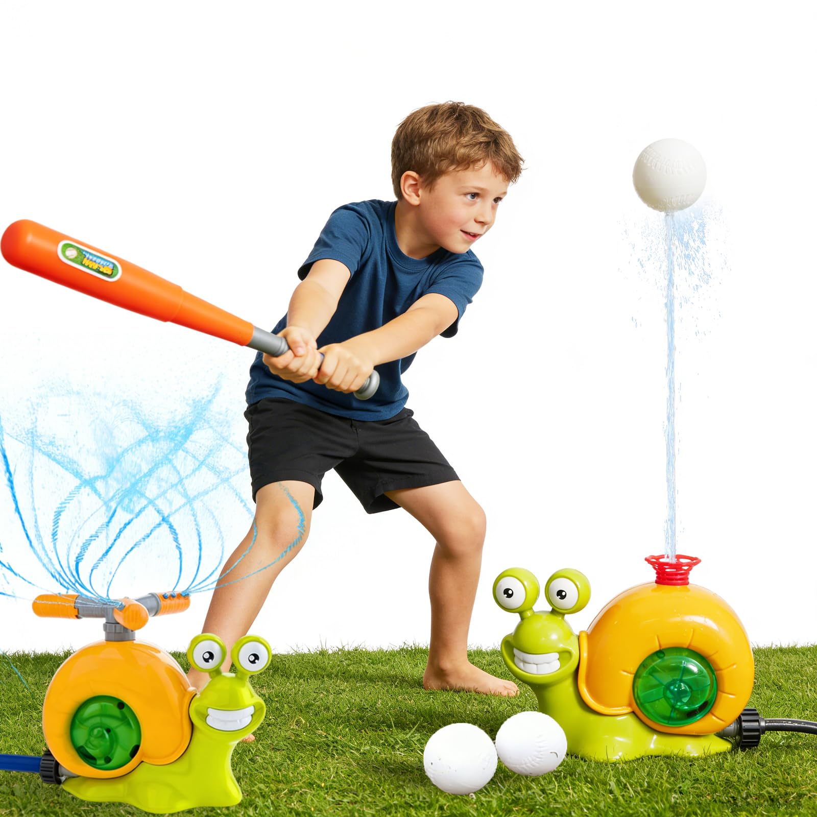Wassersprinkle Toys for Kids, Outdoor Garden Sprinkler Toys for Lawn - Sold by Zouonou / FBA