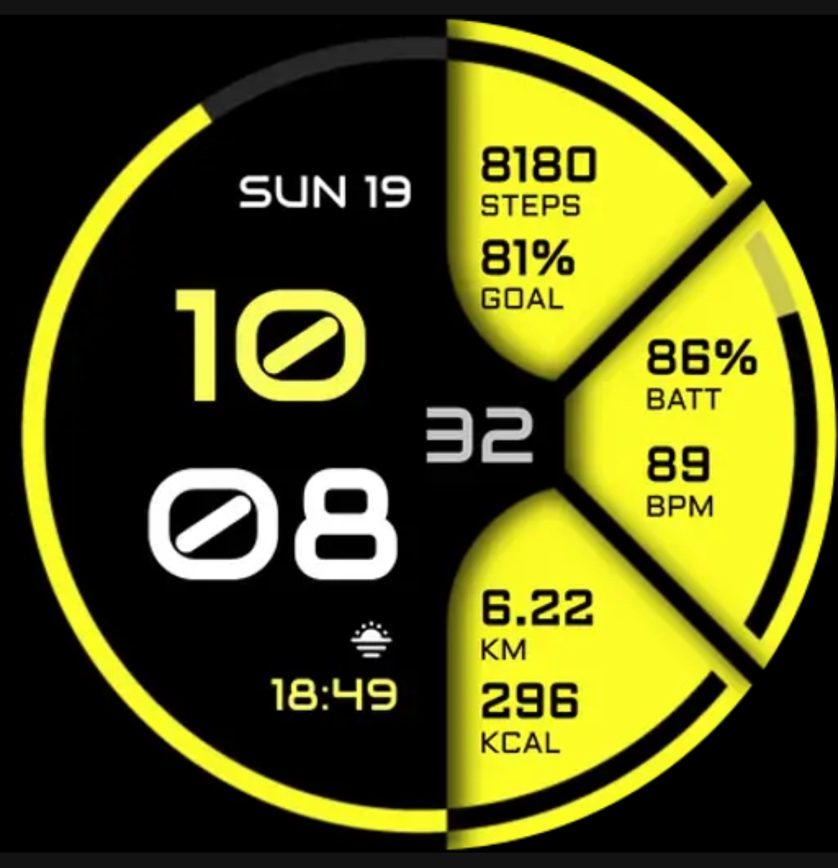 Run Watch Face by Galaxy Design Studio