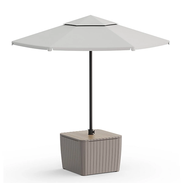Keter Luzon Cappuccino Square Parasol base 9.3kg - Free C&C - Limited Locations