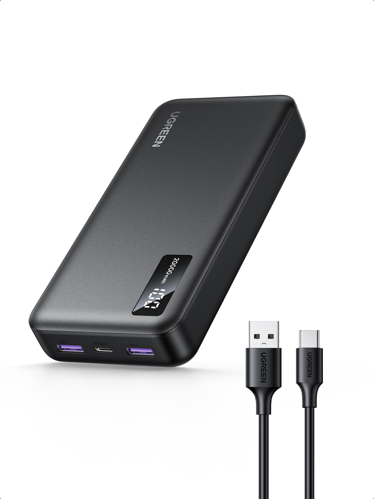 UGREEN Nexode 20000mAh PD 20W QC Power Bank Built-in Cable | Fast Charging PD 20W & QC 22.5W - Sold by UGREEN GROUP LIMITED UK / FBA