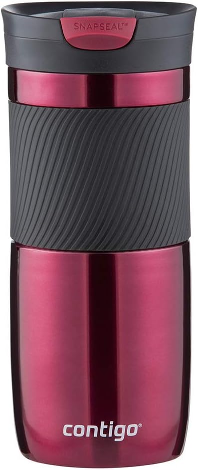Contigo Byron SNAPSEAL Travel Mug, 470ml - Vivacious / Matte Black