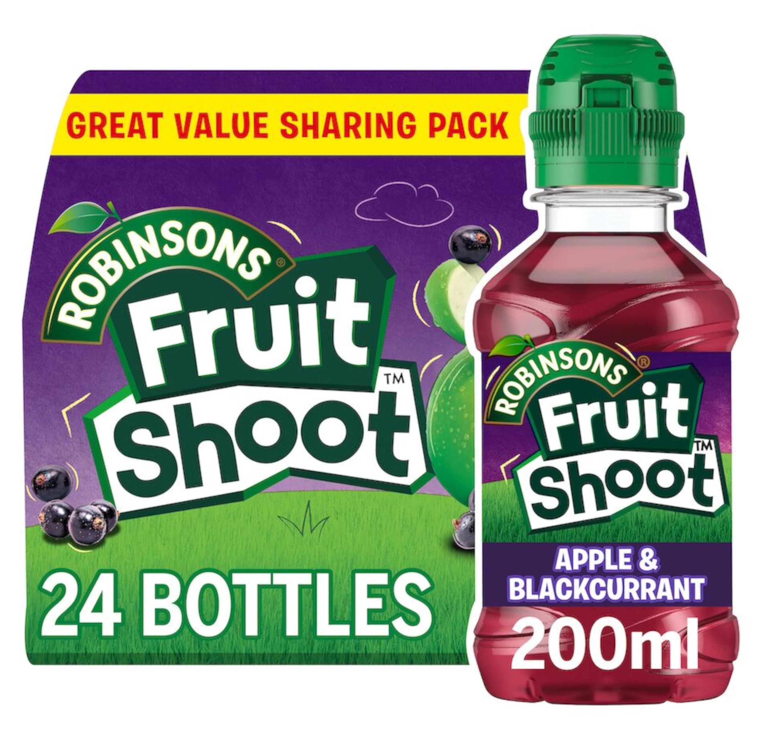 Fruit Shoot Apple & Blackcurrant 200ml (Pack of 24) - W/Voucher - (£4.55 / £3.90 S&S)