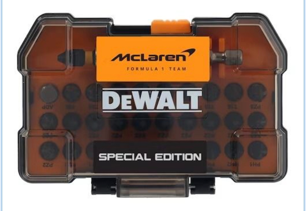 DEWALT McLaren F1 Team Special Edition 32 Piece Screwdriving Set DT70901T-QZ @ HGV Direct