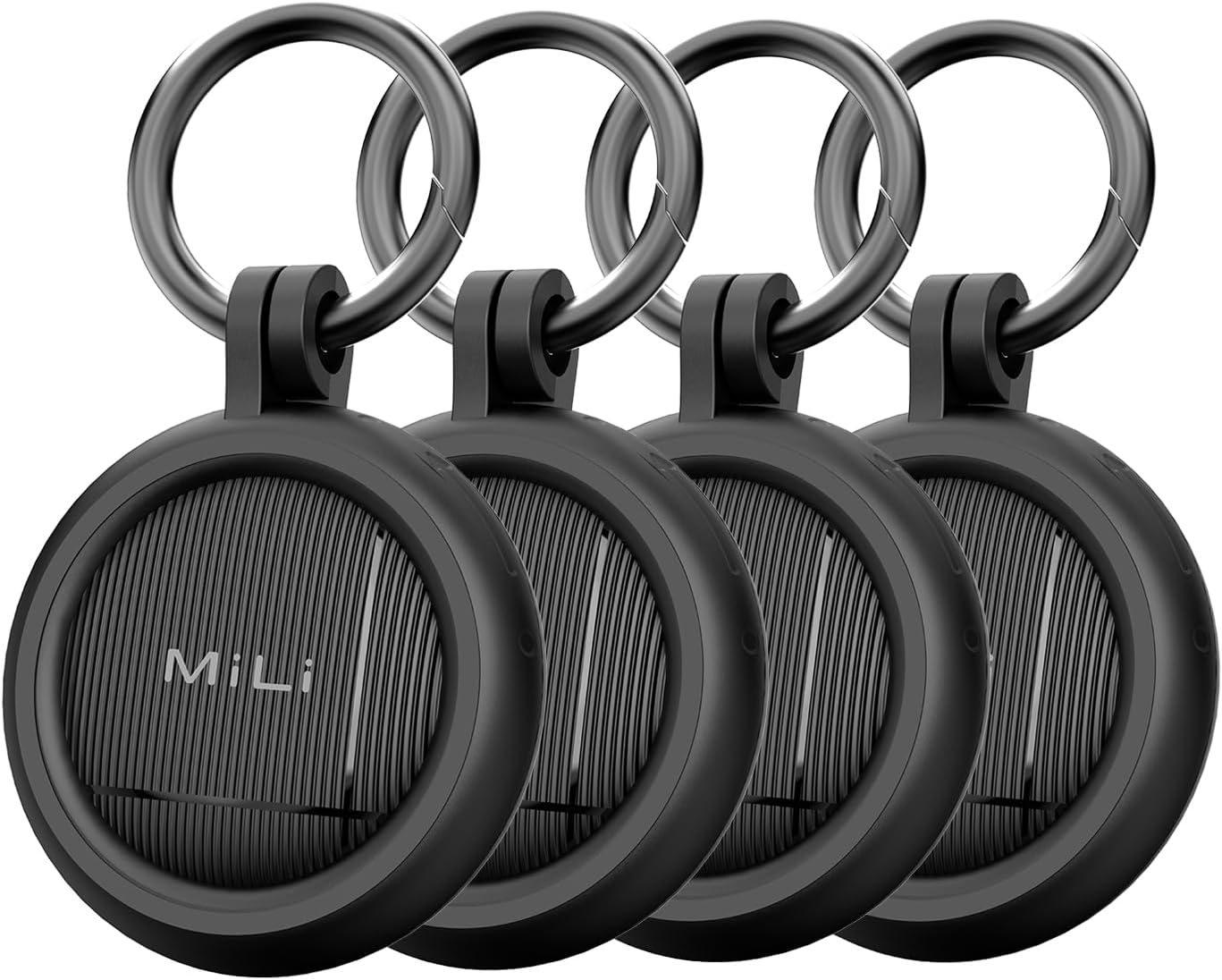 MiLi LiTag Duo Smart Tracker Compatible with Apple Find My/Google Find Hub, Bluetooth Item Finder, 4 Pack - Sold by MiLi Innovation / FBA